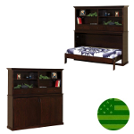 Amish Landon Bookcase Murphy Bed